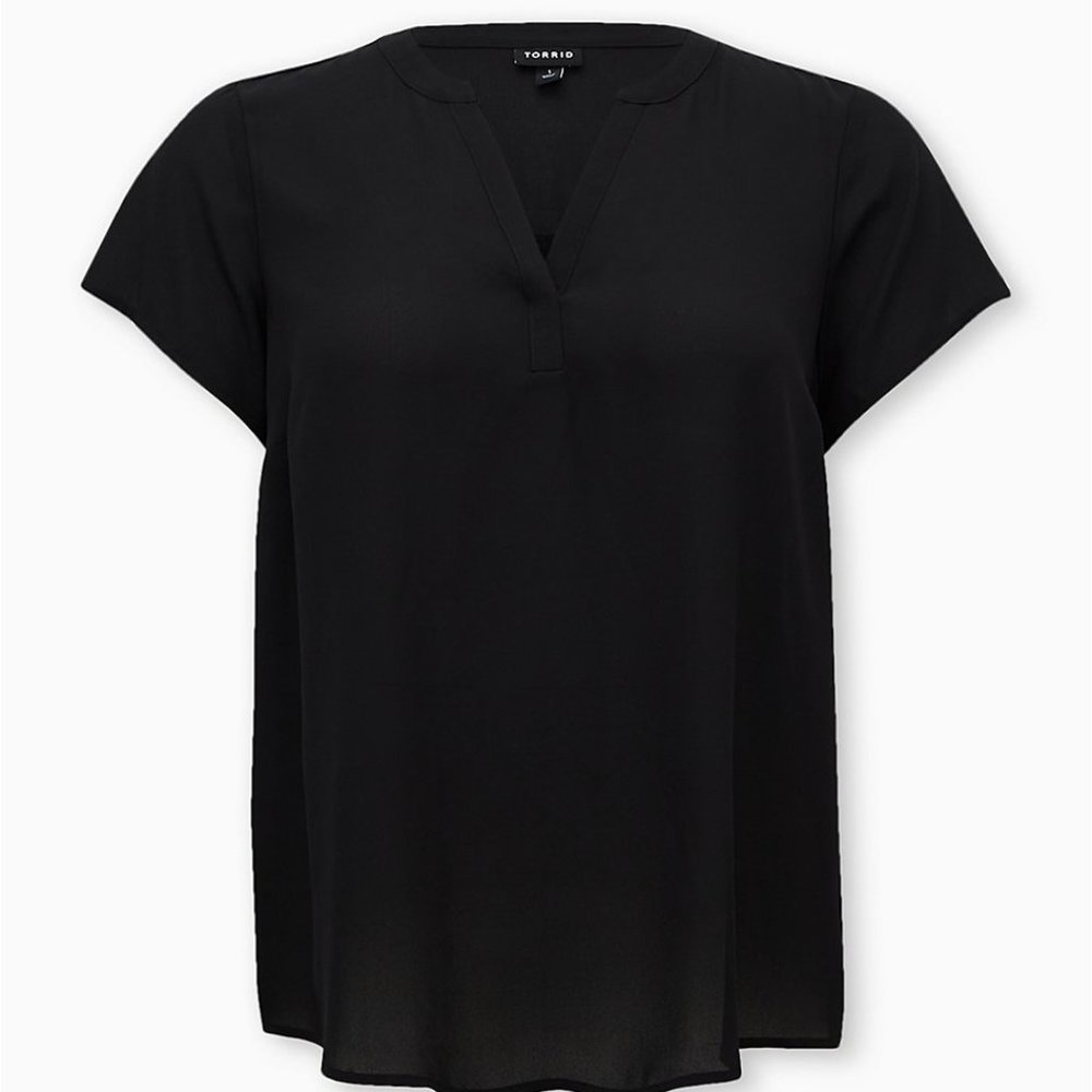 Torrid Size 2 Black Blouse